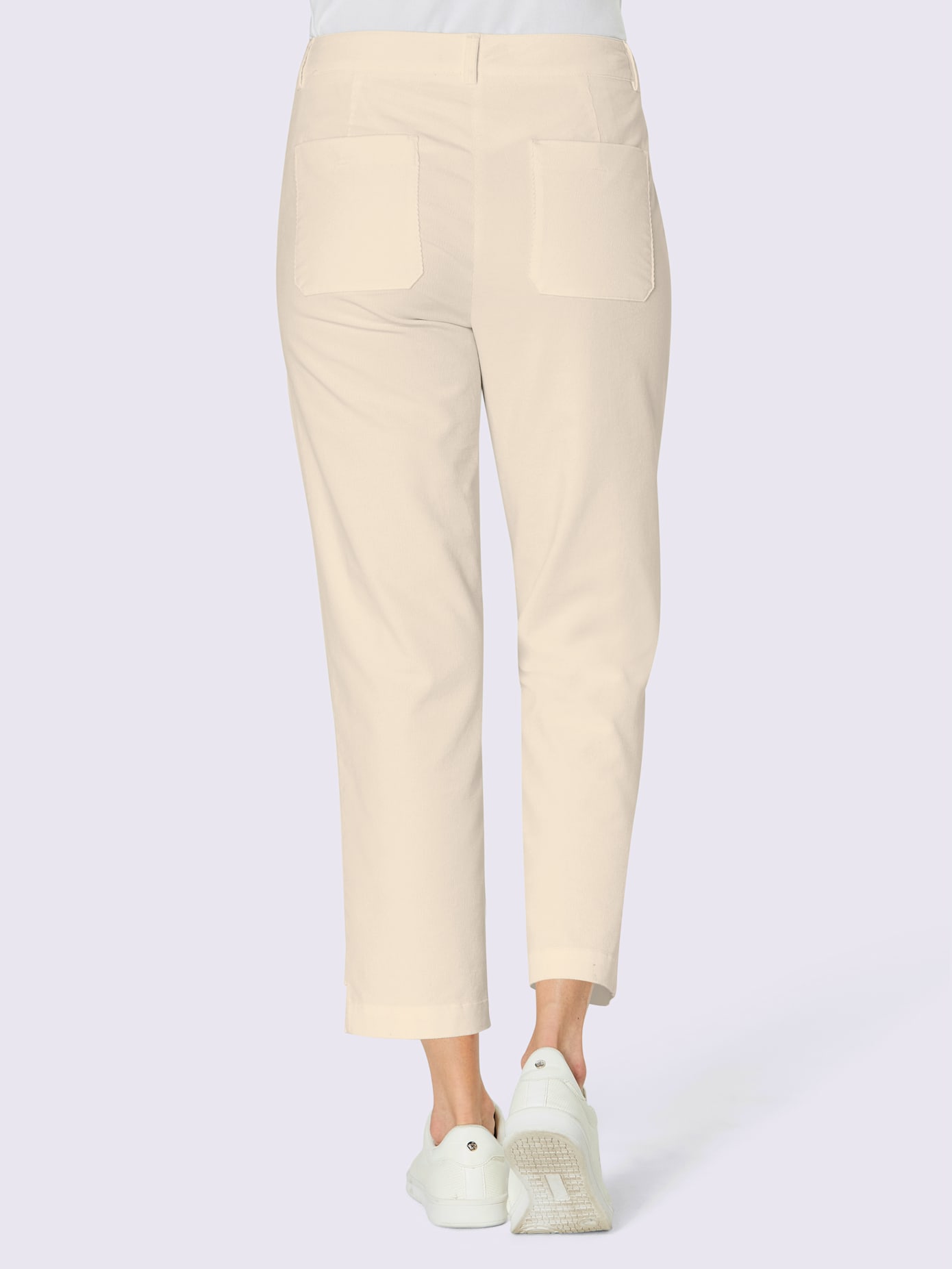 Pantalon velours côtelé coton/modal ultra-doux avec modal