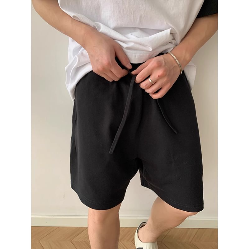 fluffush - Effen joggingbroek met trekkoord in de taille en wijde pijpen