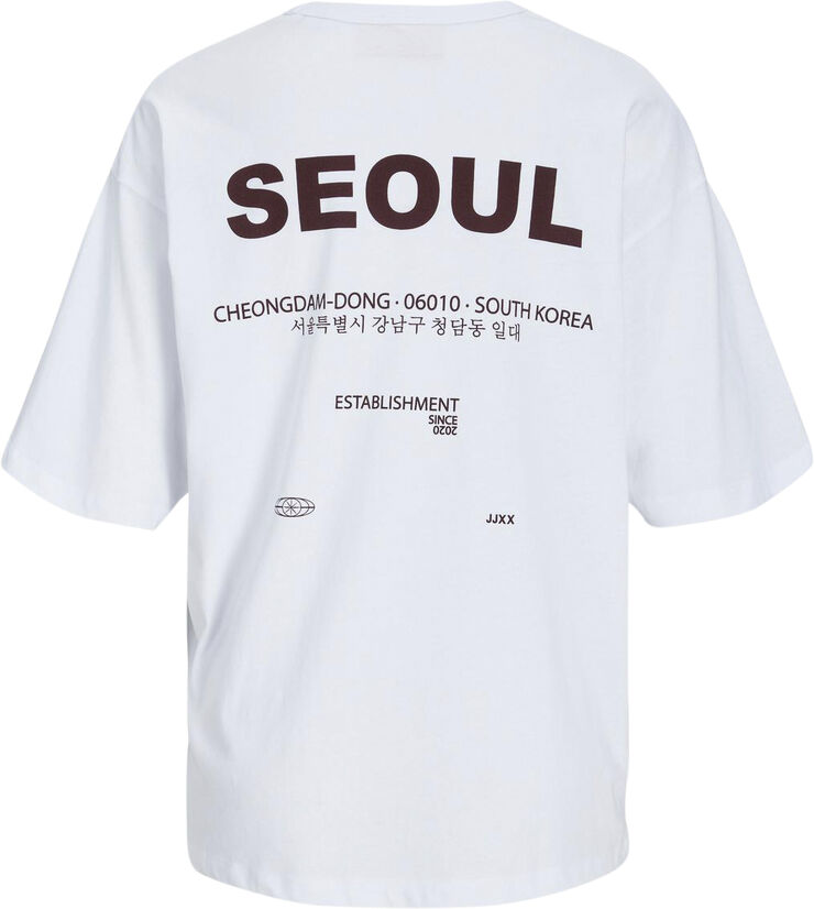 JJXX JXNELLY LOOSE SS TEE JRS Bright white/seoul