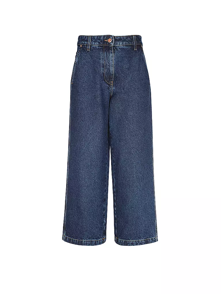 ASPESI Jeans Wide Fit dunkelblau