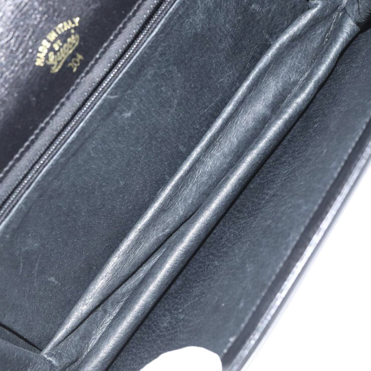 Gucci Vintage Gucci Crossbody Bag Black