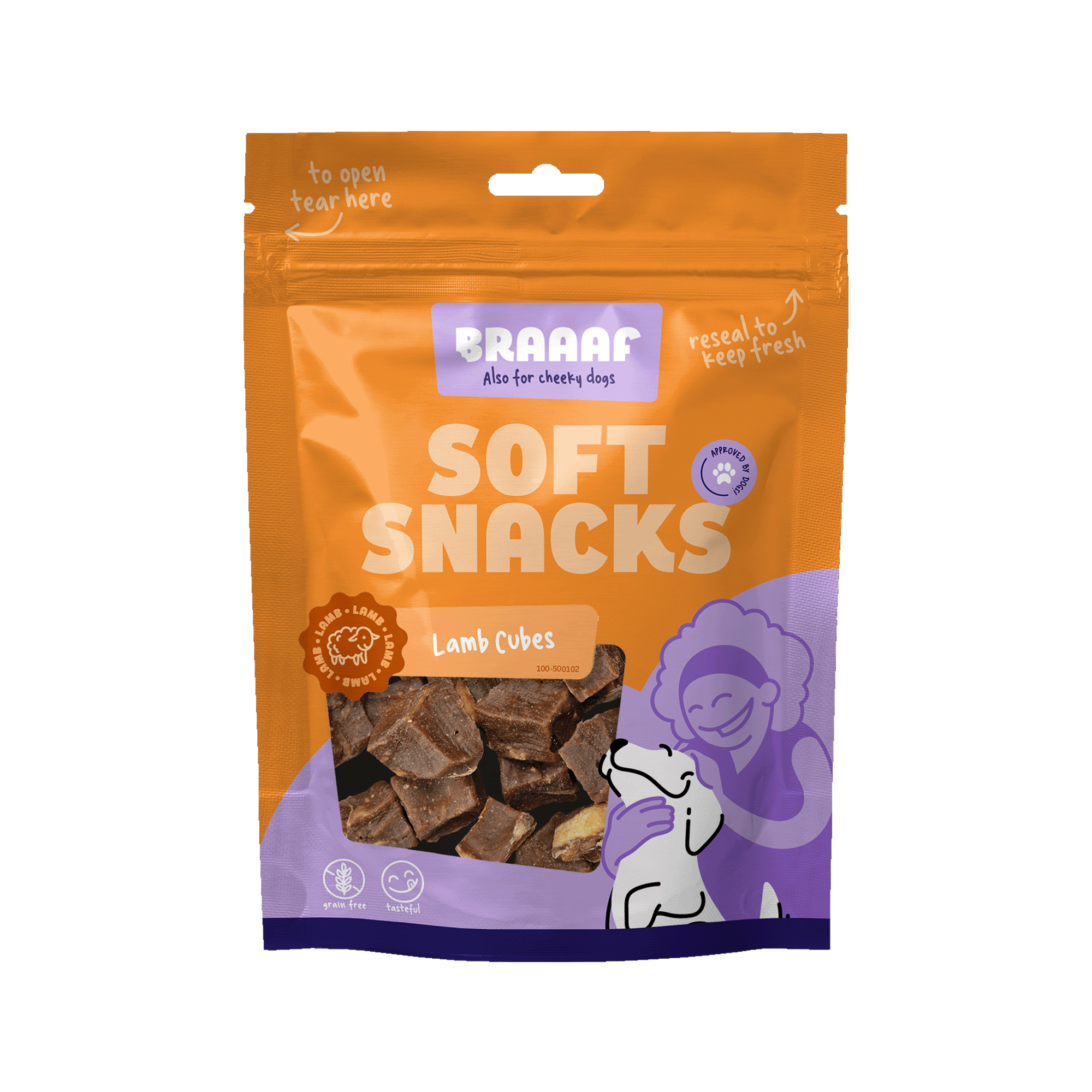 Braaaf Lamb Steak Cubes - Lam en vis