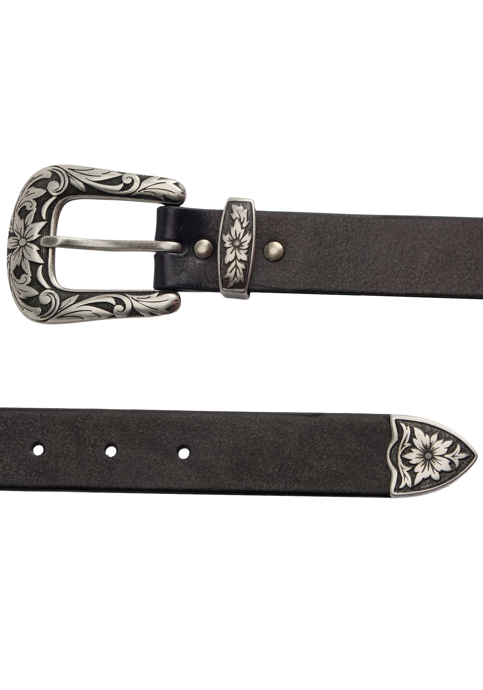 Levi's® Ledergürtel »GO WEST BELT« mit Blumenrelief