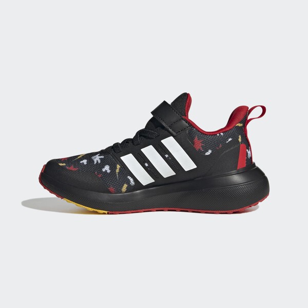 ADIDAS ORIGINALS CHAUSSURE À LACETS ÉLASTIQUES ET SCRATCH SUR LE DESSUS ADIDAS X DISNEY FORTARUN 2.0 MICKEY CLOUDFOAM