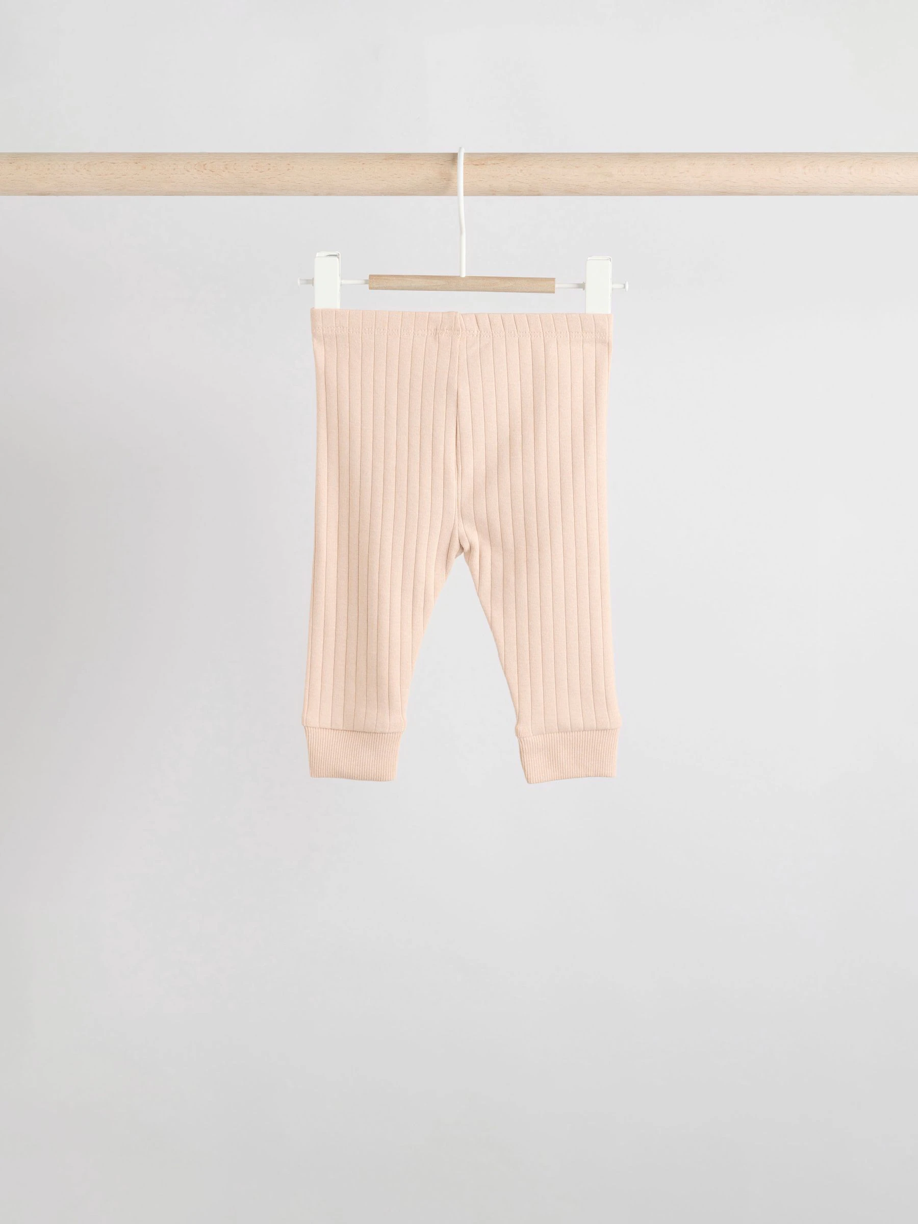 Mono/Naturel - Verpakking van 4 babyleggings (0 mnd -3 jr)