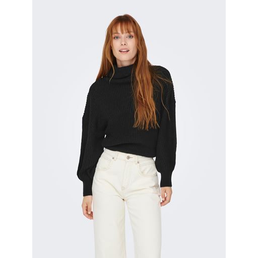 JDY Megan Striktrøje, Black, M