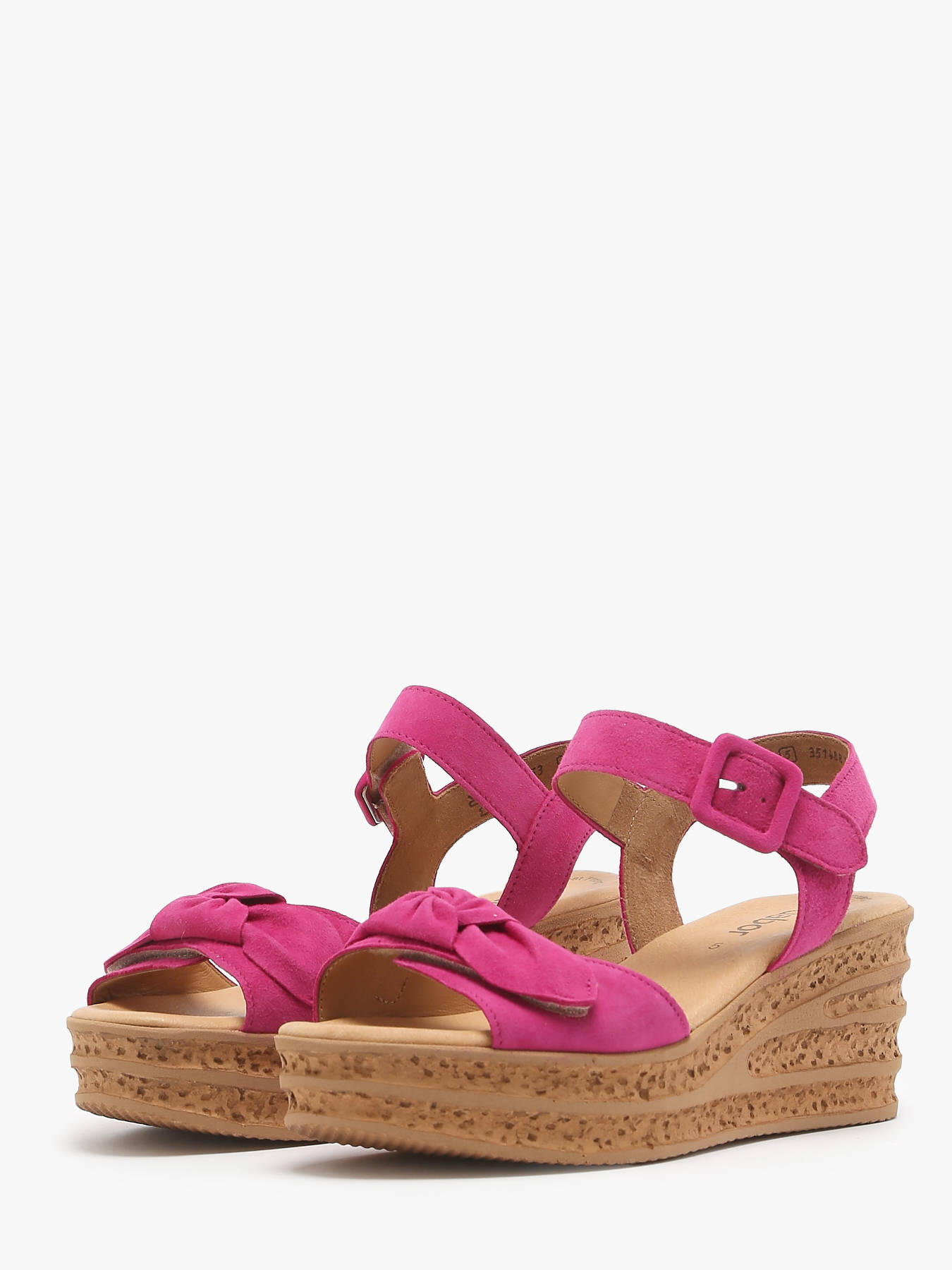 Sandales semelle compense en cuir GABOR