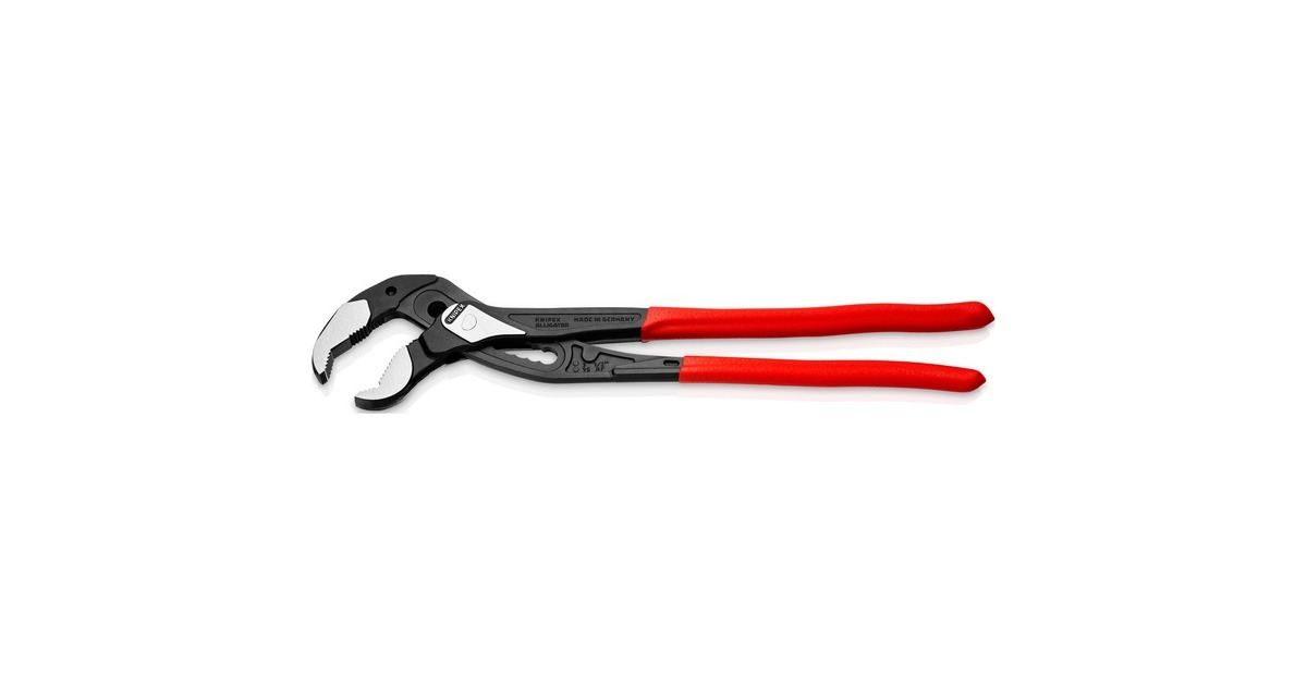 KNIPEXAlligator XL Waterpomptang 8801400 zweedse- / waterpomp-tang  (Zwart/rood, 400 mm)