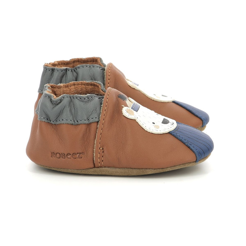 Robeez Robeez Chaussons Bear Style Marron Moka