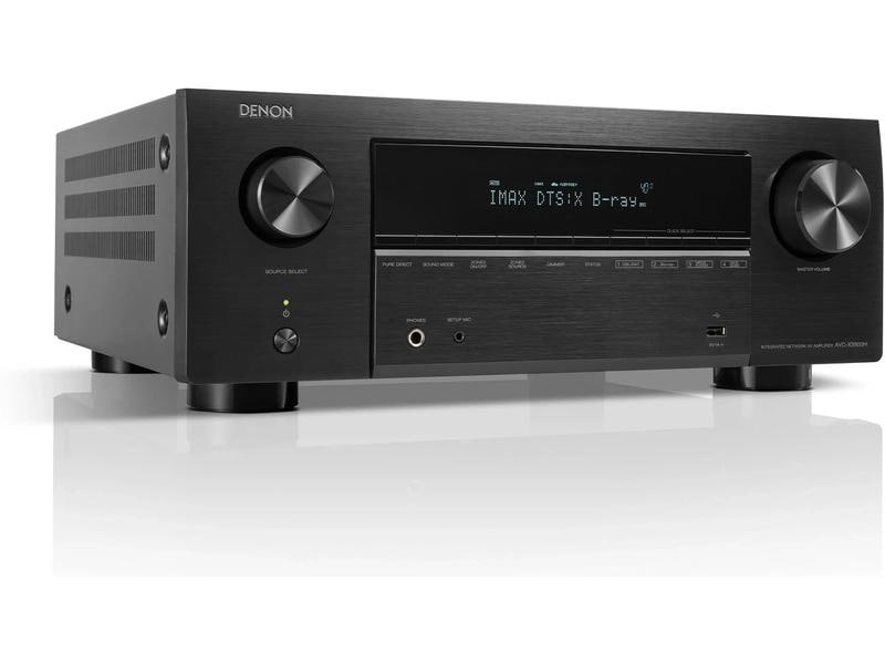 Denon AV-Verstärker AVC-X3800H Schwarz 9.4-Kanal-Verstärker mit 8K-Video und 3D-Audio