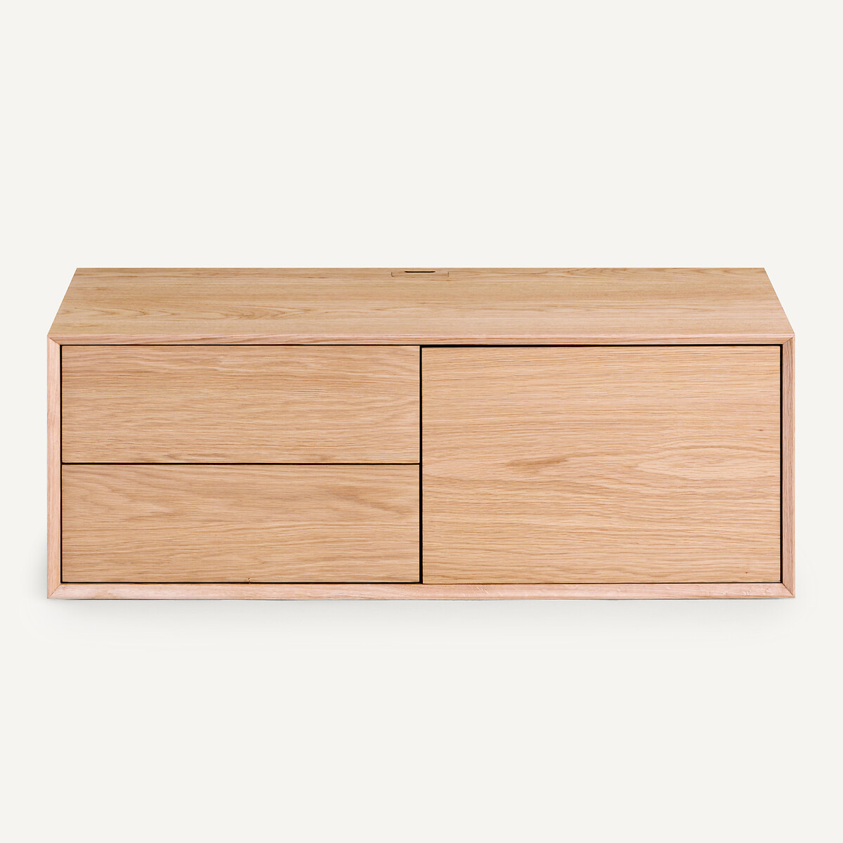AM.PM<br>Armário de TV em carvalho, 110 cm de comprimento x 42 cm de profundidade, Archivita XL
