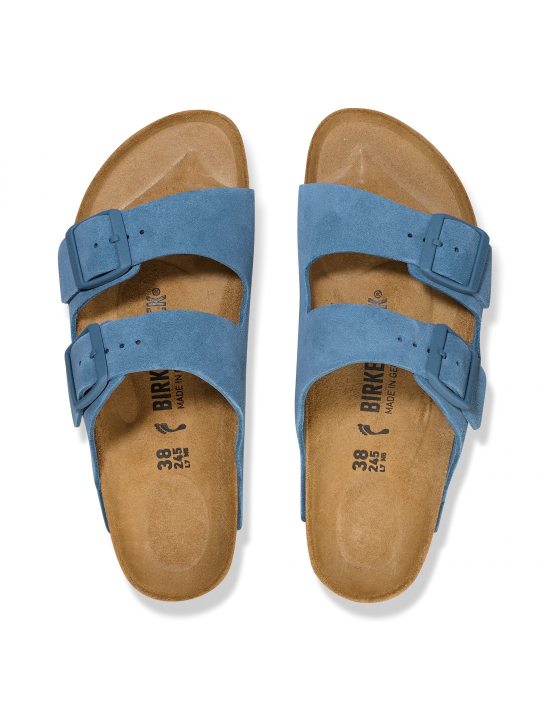 birkenstock Mules pour homme arizona leve elemental blue