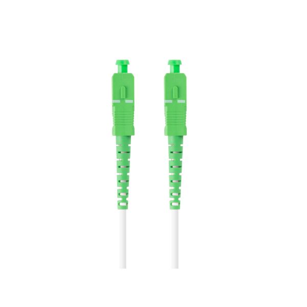 lanberg Latiguillo Fibra Óptica SC/APC a SC/APC Simplex Monomodo G657A2 2.5m White - 10434765