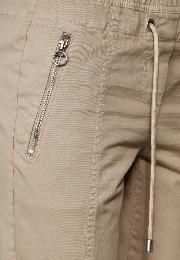 Casual Fit Hose mit Stretch - authentic beige