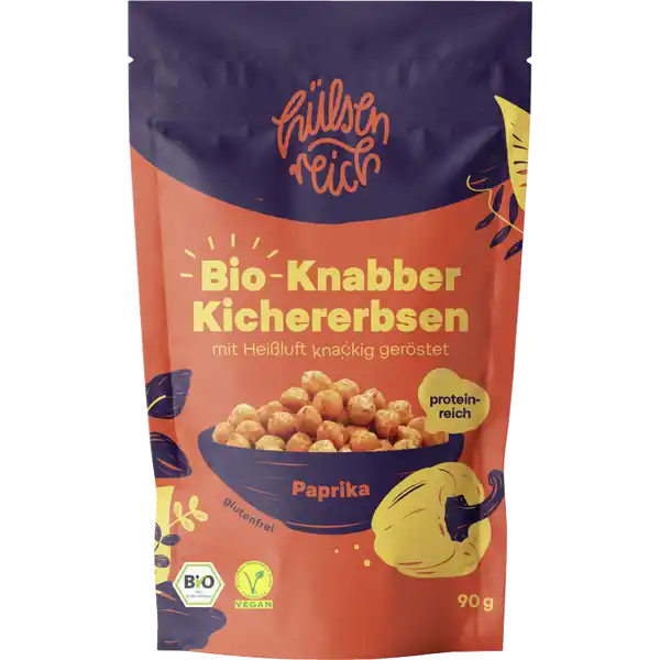 Bio Knabber Kichererbsen Paprika