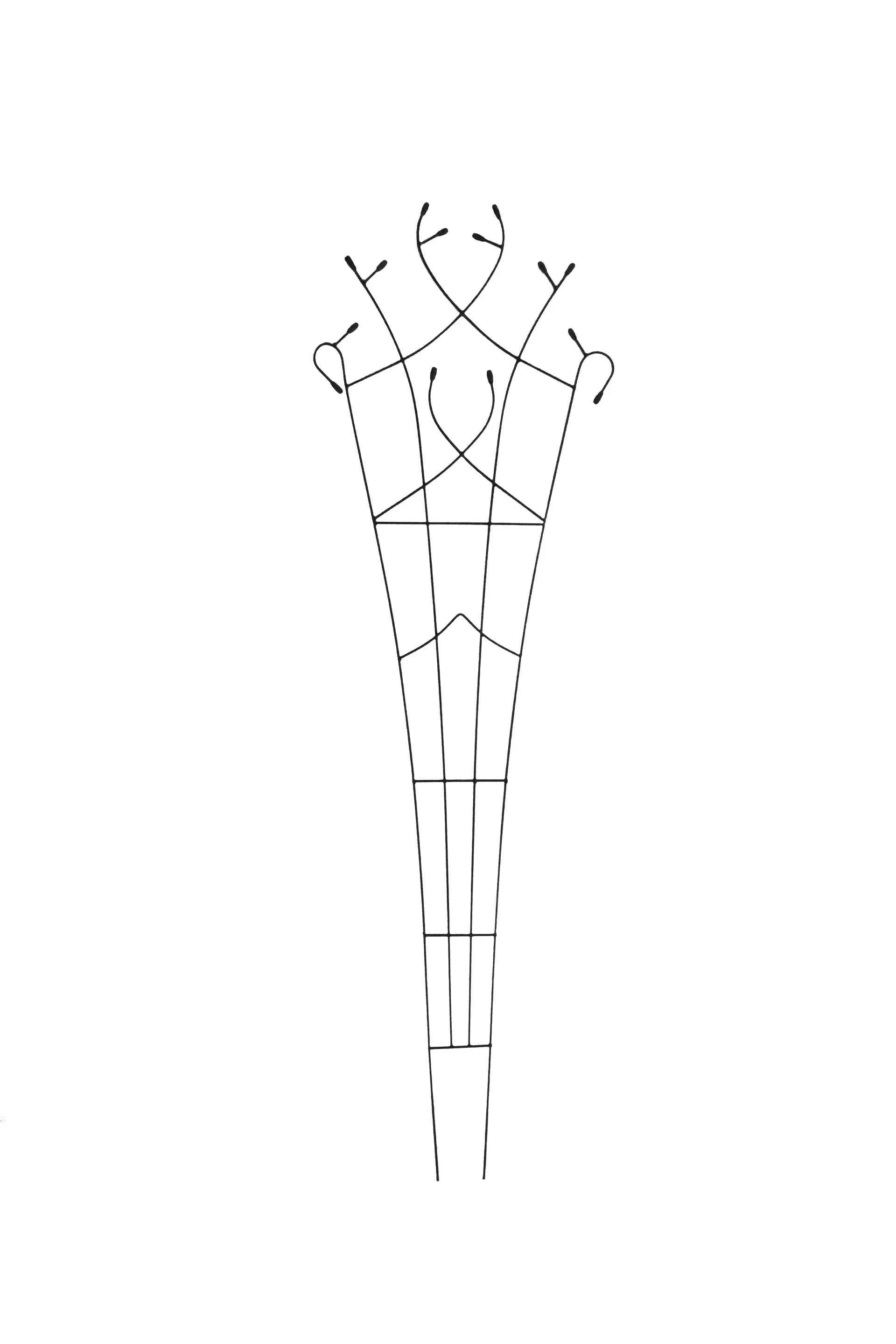 Espalier vifte Høyde 203 cm