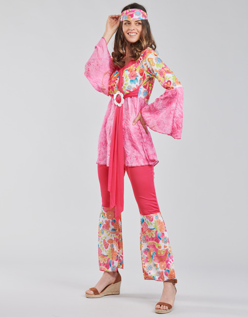 Fun Costumes - COSTUME ADULTE HAPPY DIVA - Multicolore
