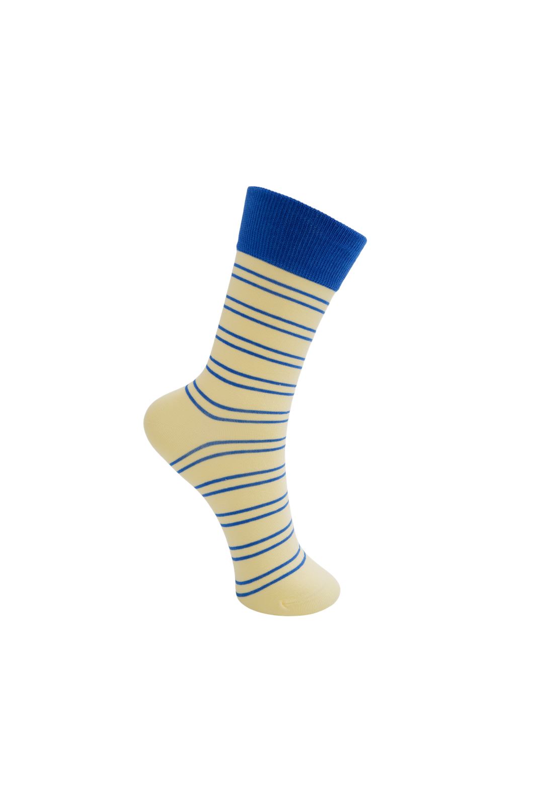 Black Colour Bcenya Sock yellow stripe