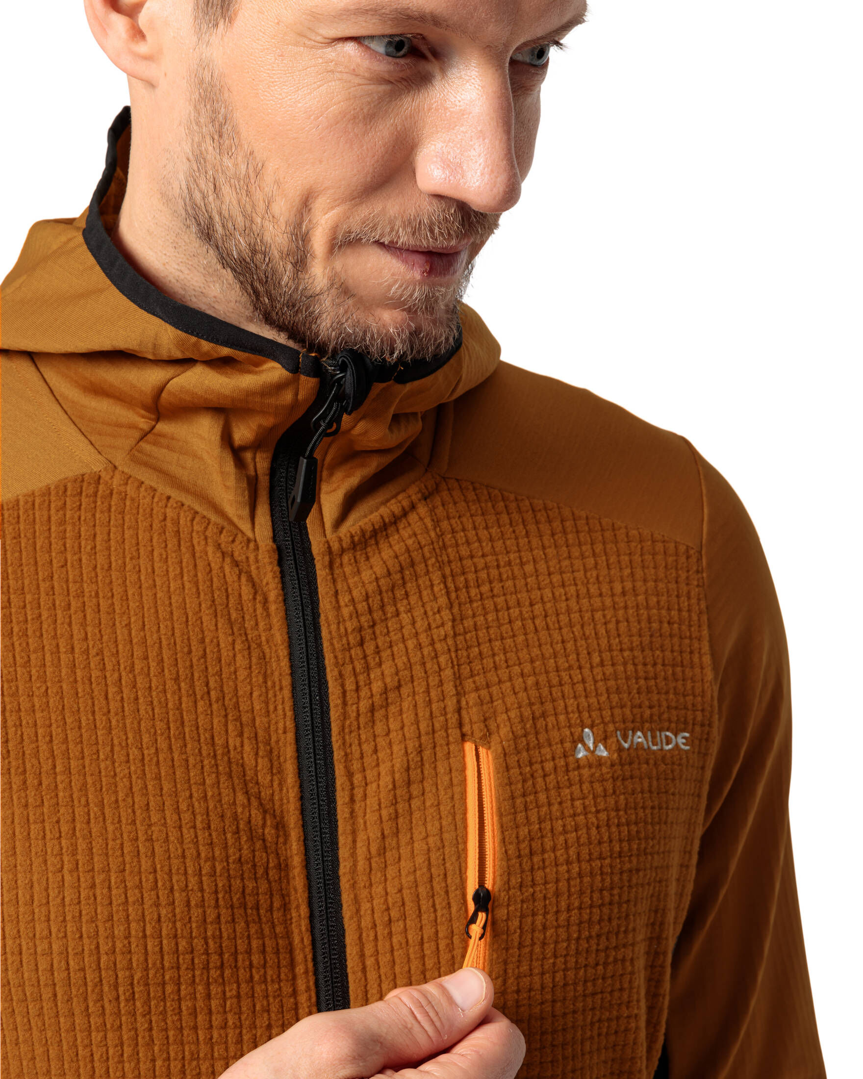 VAUDE| Herren Jacke Monviso Hooded Grid Fleece