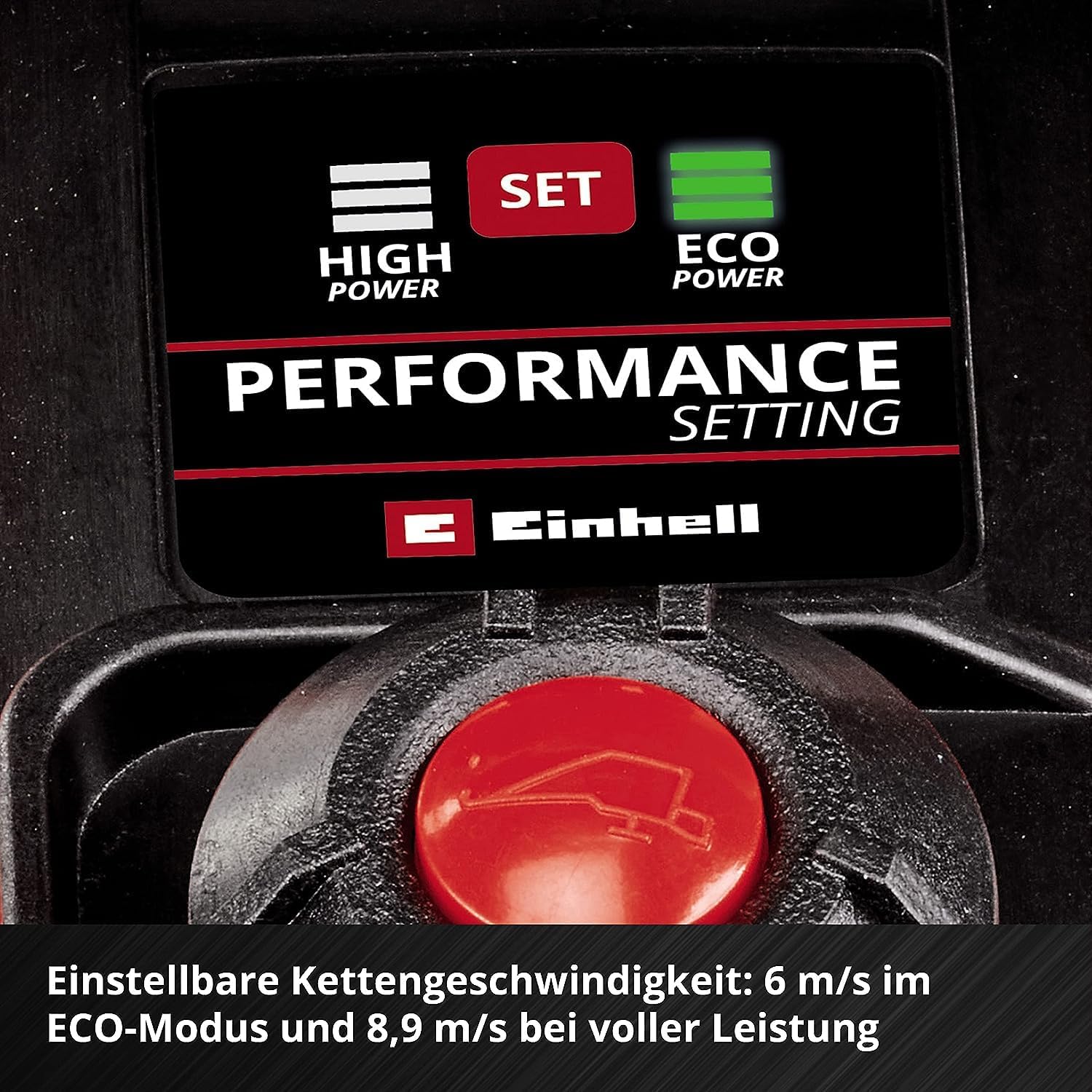Einhell Akku-Kettensäge FORTEXXA 18/30 Power X-Change (Li-Ion, 18V, bürstenloser Motor, 30 cm Schwert, max. 4.300 min-1, ohne Akku & Ladegerät), Rot/Schwarz