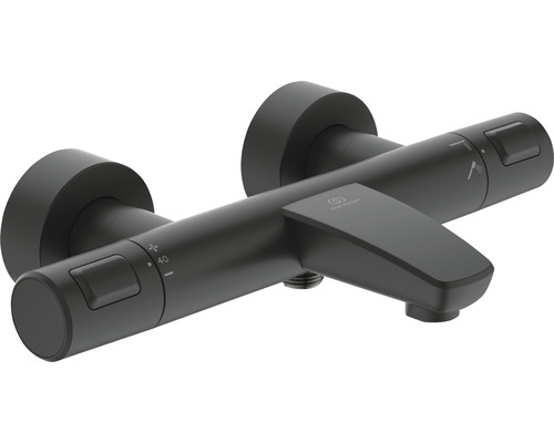 Ideal Standard badkraan met thermostaat CERATHERM T25 zijdezwart mat A7544XG