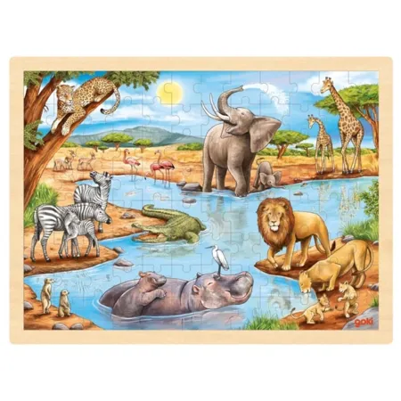goki Einlegepuzzle afrikanische Savanne