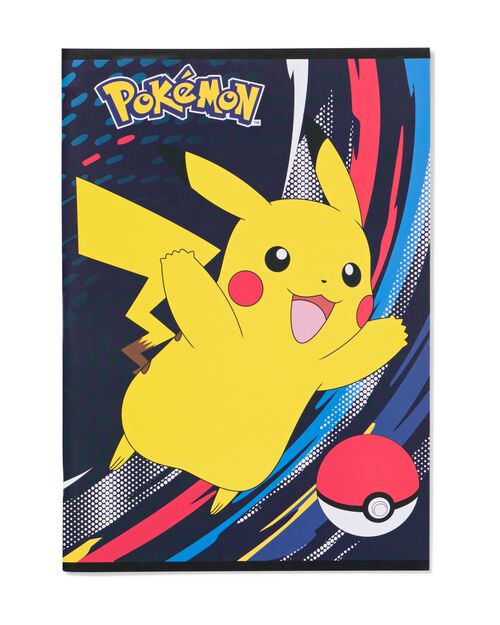 cahier A4 Pokémon à carreaux 10 x 10 mm