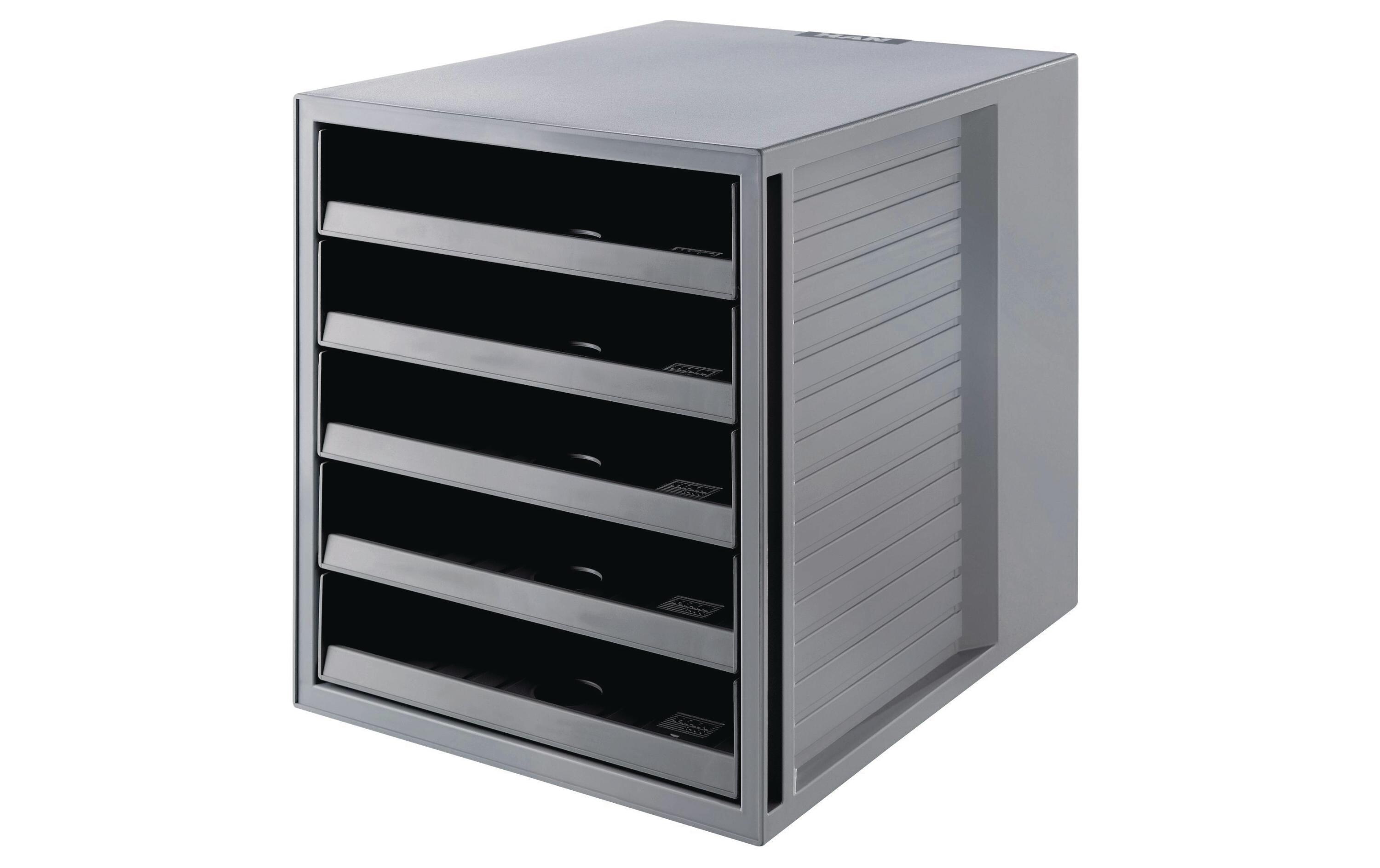 Schubladenbox Karma A4 Schrank-Set, GrauSchubladenbox