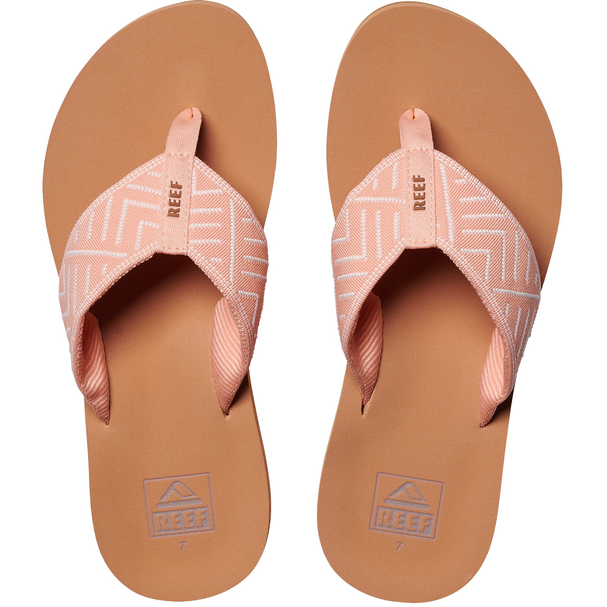 Reef Spring Woven Sandalen Damen peach