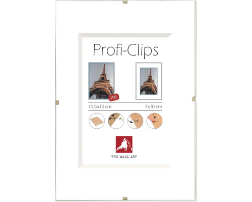 Clipframe anti-reflectieglas 10,5x15 cm (DIN A6)