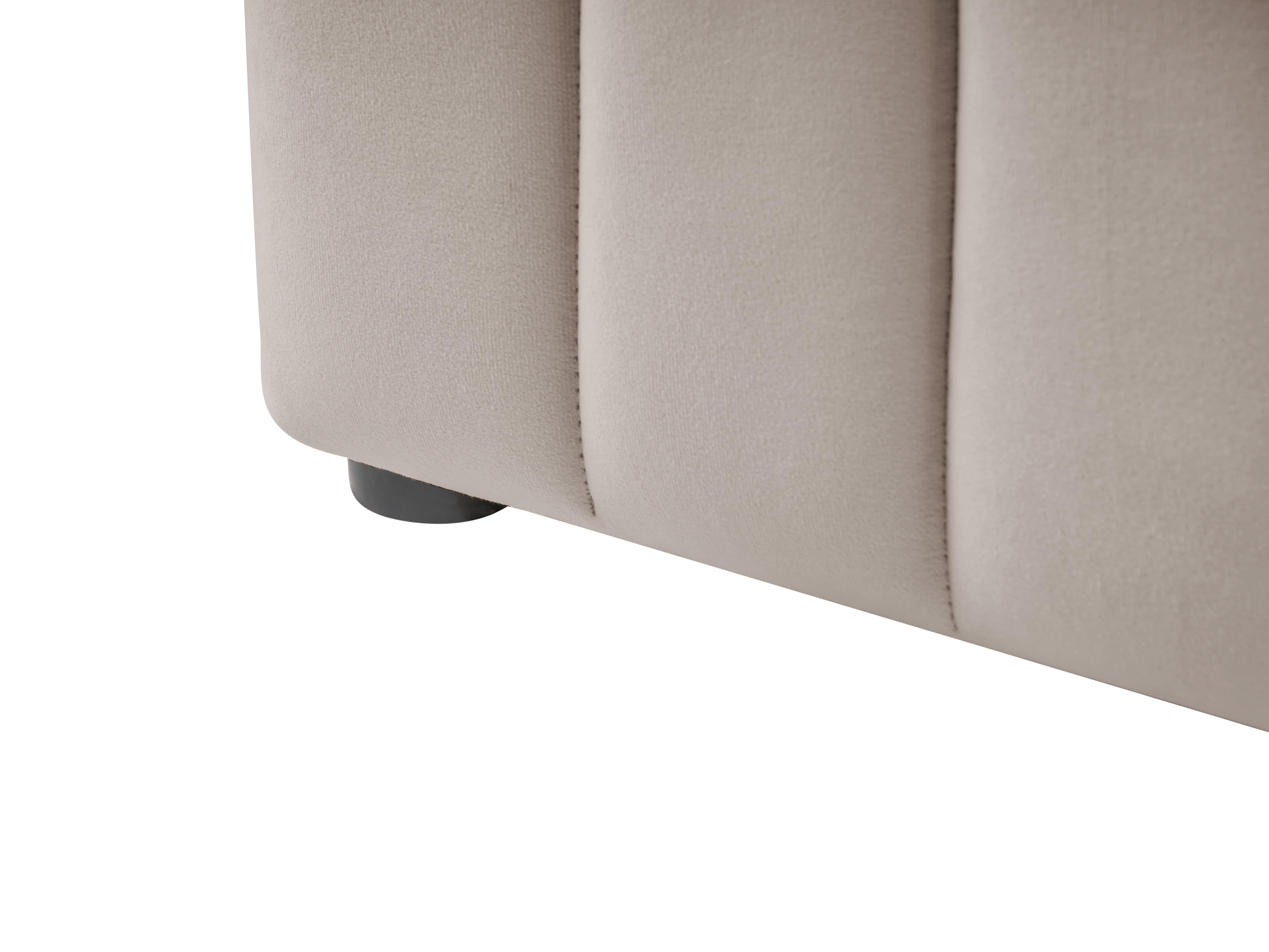 Bed met opbergruimte LUNAN 180 x 200 cm Taupe