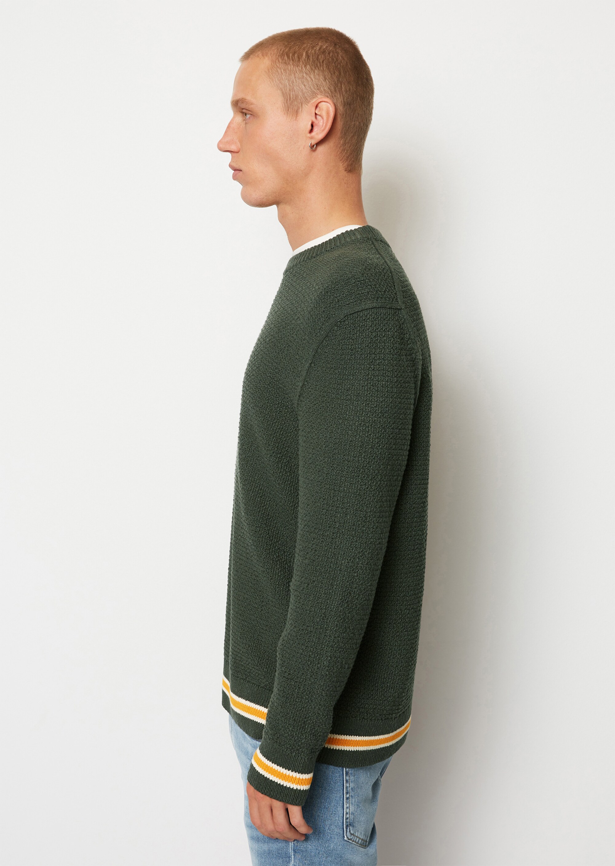 Pullover relaxed mit Reiskorn-Struktur