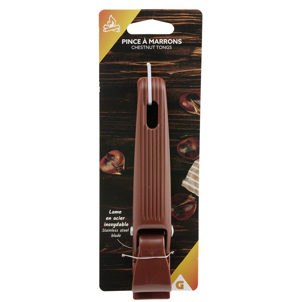 Pince à marrons lame en acier inoxydable L17cm