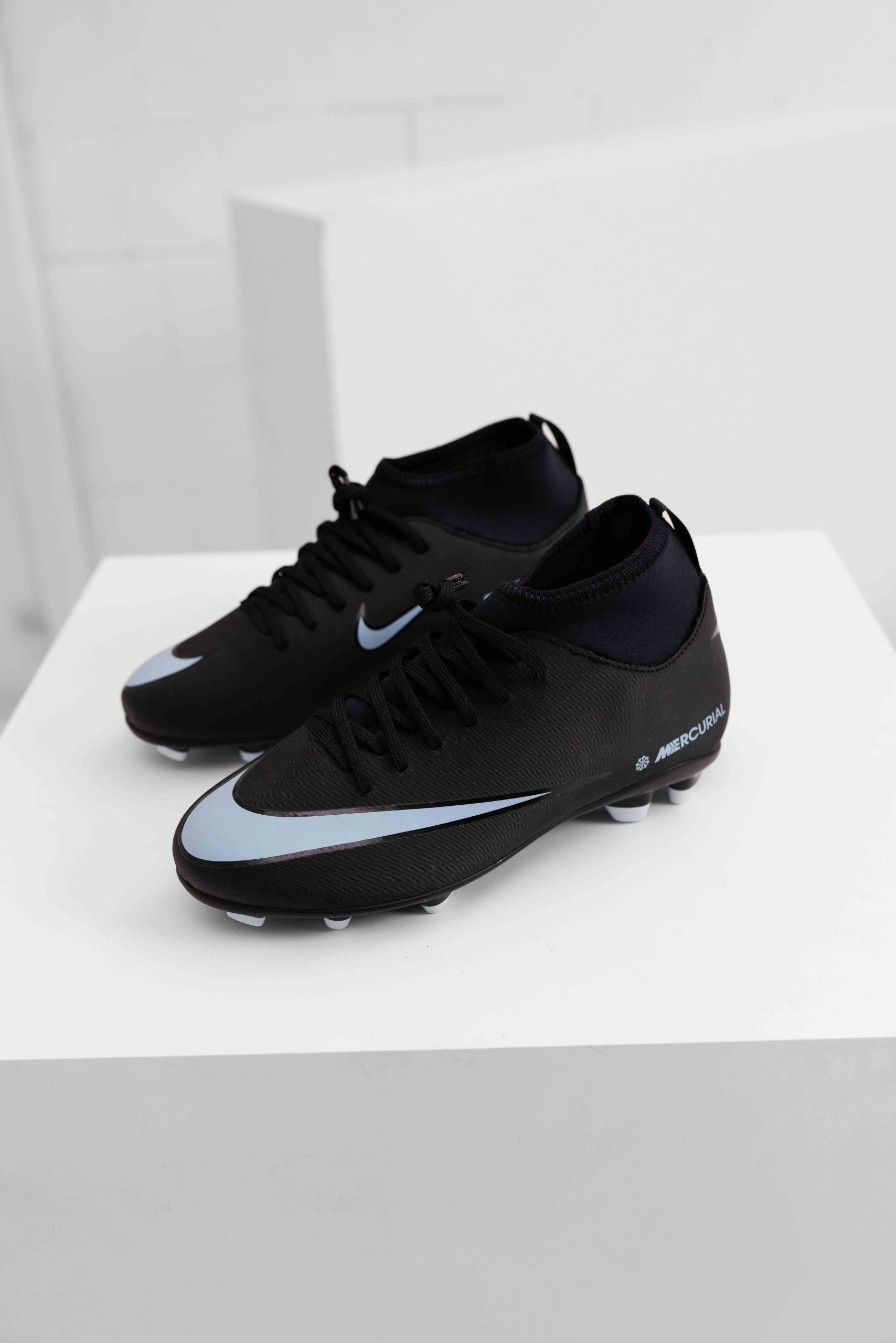 Nike Zoom Mercurial Superfly 10 Club FG/MG Voetbalschoenen Junior Zwart