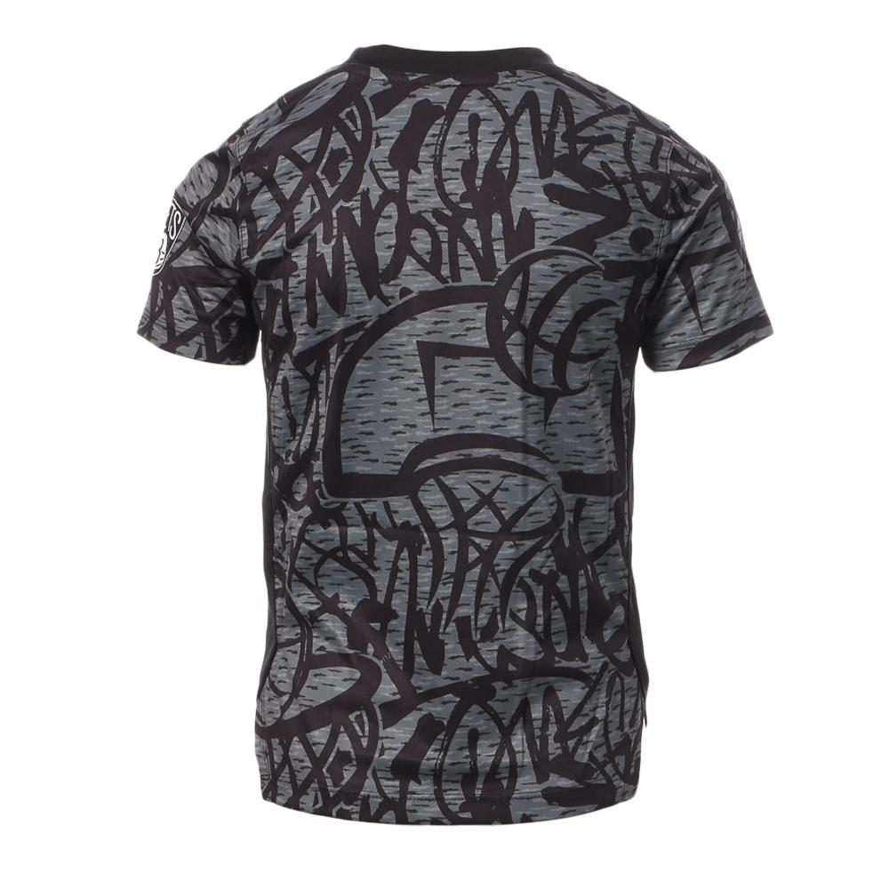 NBA Brooklyn Nets T-shirt Noir Garçon NBA Court Mural