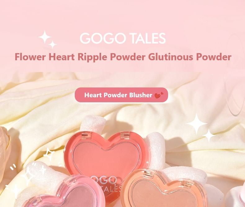 GOGO TALES - Heart Love Blusher - 2 kleuren (4-5)