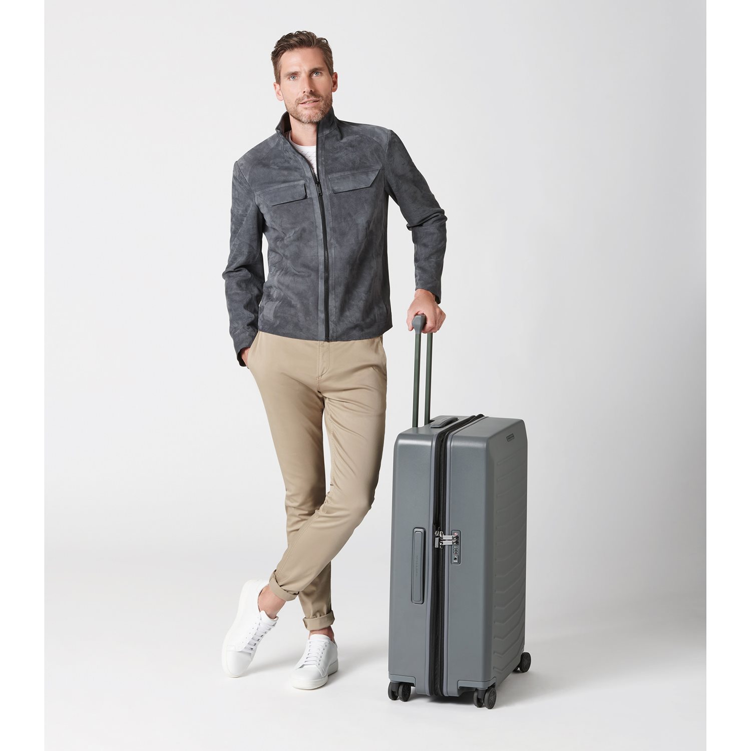 Porsche Design Roadster Hardcase 4W Trolley L anthracite