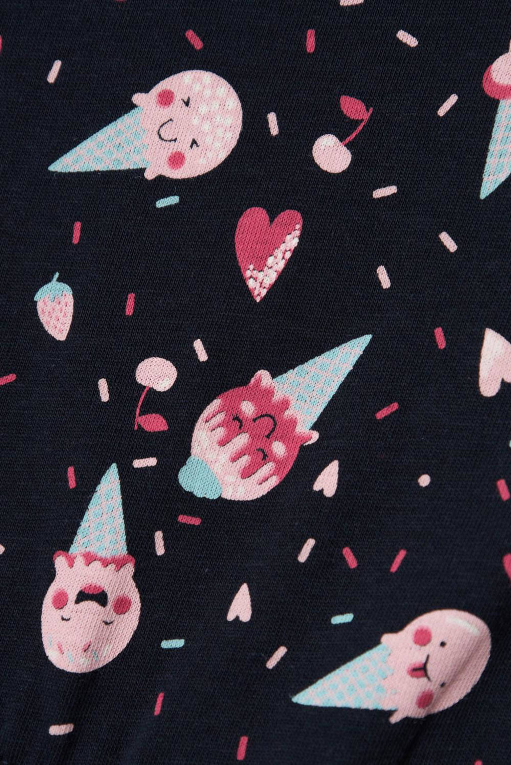 NAME IT playsuit NMFVIGGA met all over print donkerblauw/roze