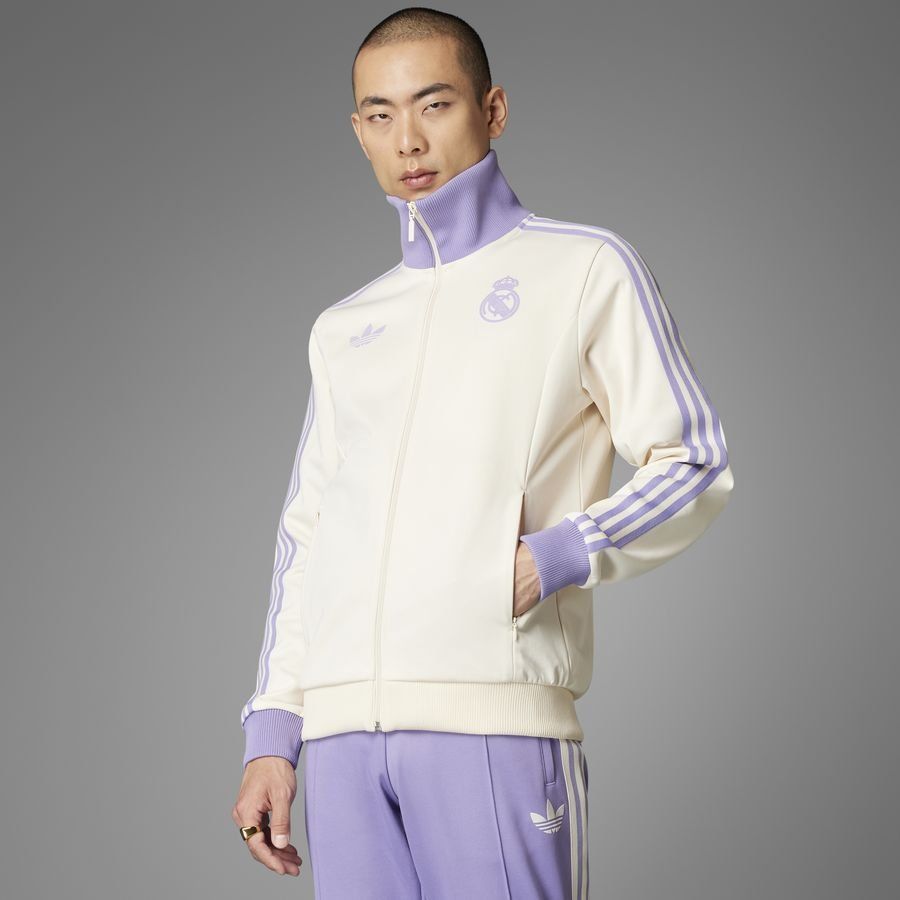 Real Madrid Haut d'Entraînement OG Beckenbauer - Blanc/Magic Lilac