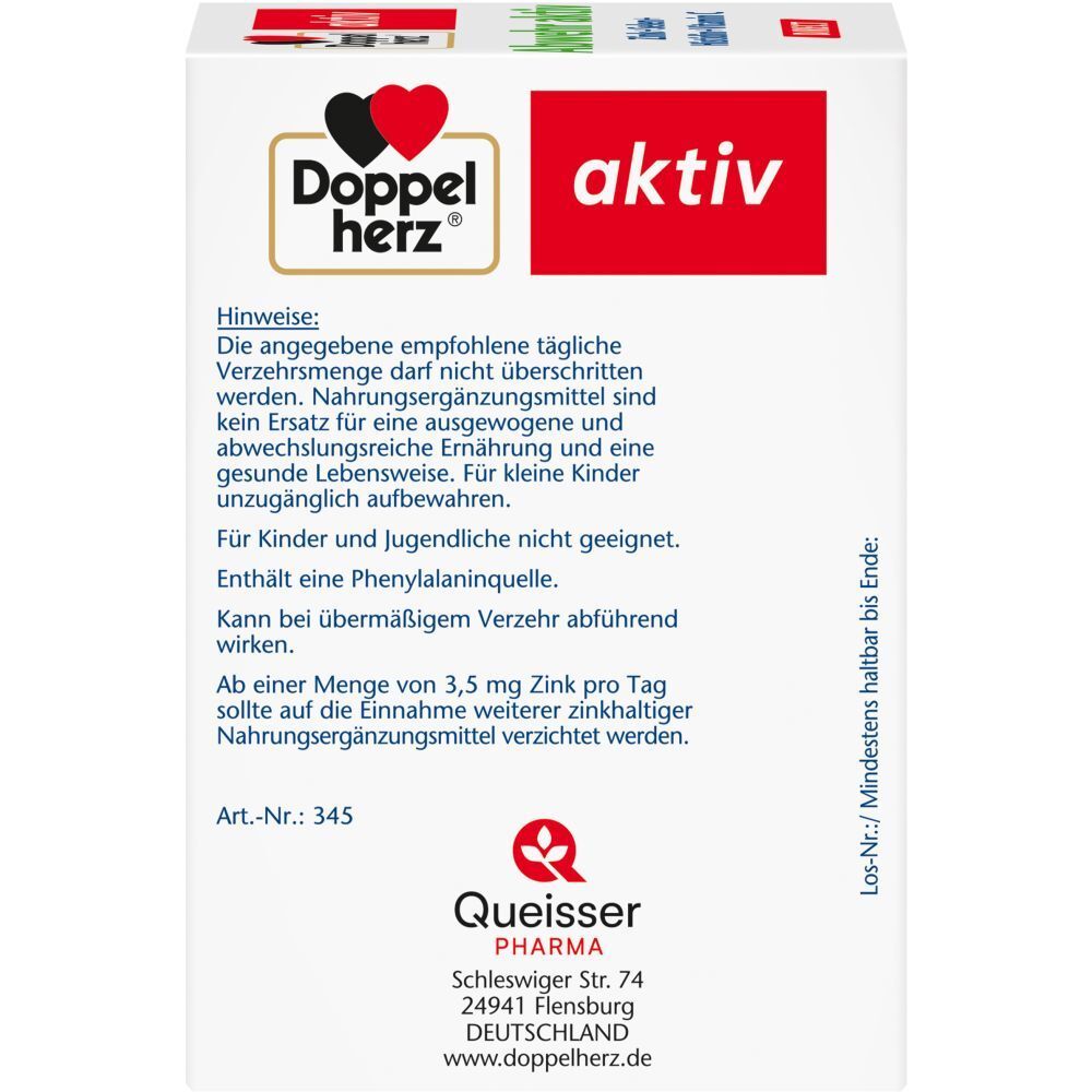 Doppelherz Abwehr aktiv DIRECT mit Zink + Selen + Histidin