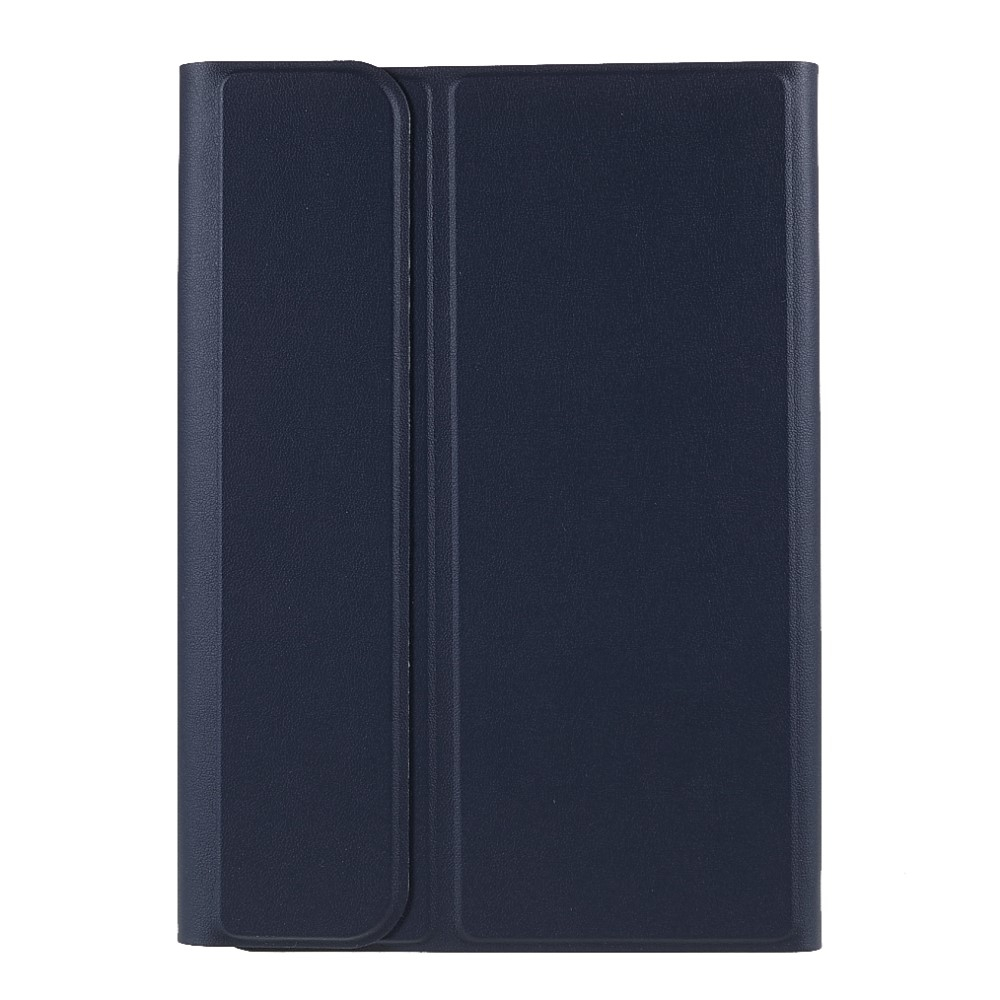 iPad Mini 7 (2024) / Mini 6 (2021) Leder Tasche Magnet Bluetooth Tastatur Abnehmbar (QWERTY) - Dunkelblau