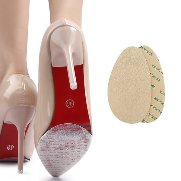 Sklisikre sko pads Selvklebende skosålebeskyttere oval