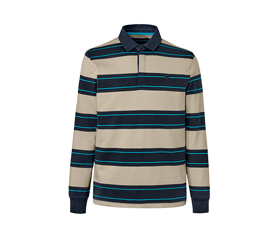 Langarm-Poloshirt