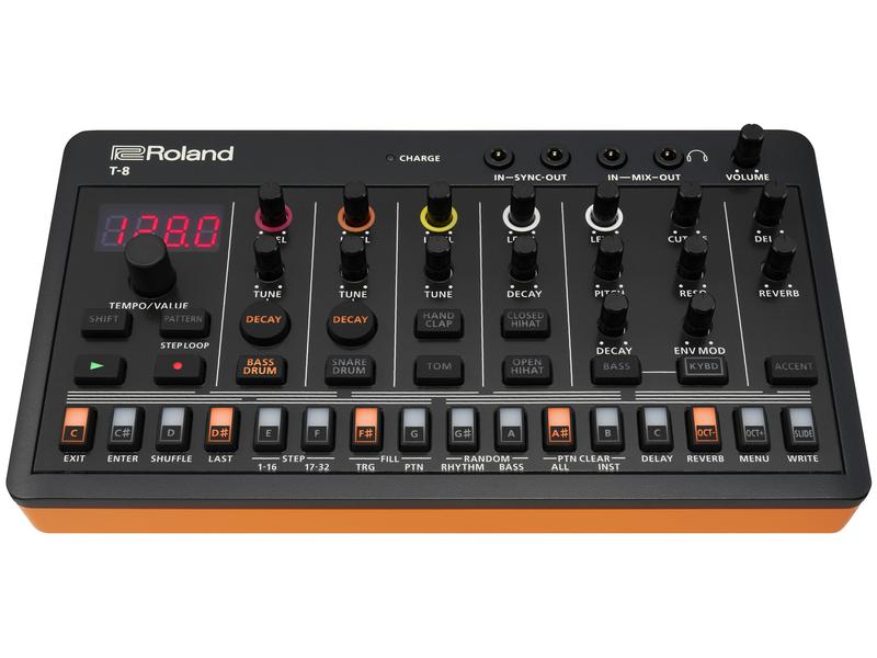 Roland Synthesizer AIRA T-8 Beat Machine Legendäre Roland TR Drum und TB Bass Sounds, kombiniert in einem rhythmischen Kraftpaket
