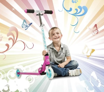 Skate Wonders Kinder Scooter Spielzeug Roller Outdoor Trottinett (14501) - Pink