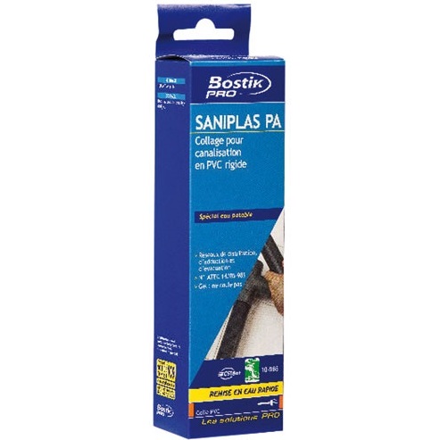 Colle pvc saniplas pa tube étui 125ml professionnelle
