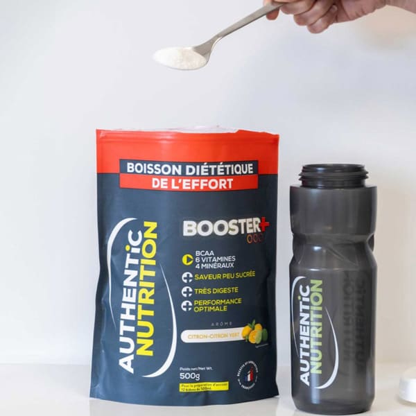 Boissons énergétiques AUTHENTIC NUTRITION BOOSTER+ 500G CITRON CIT