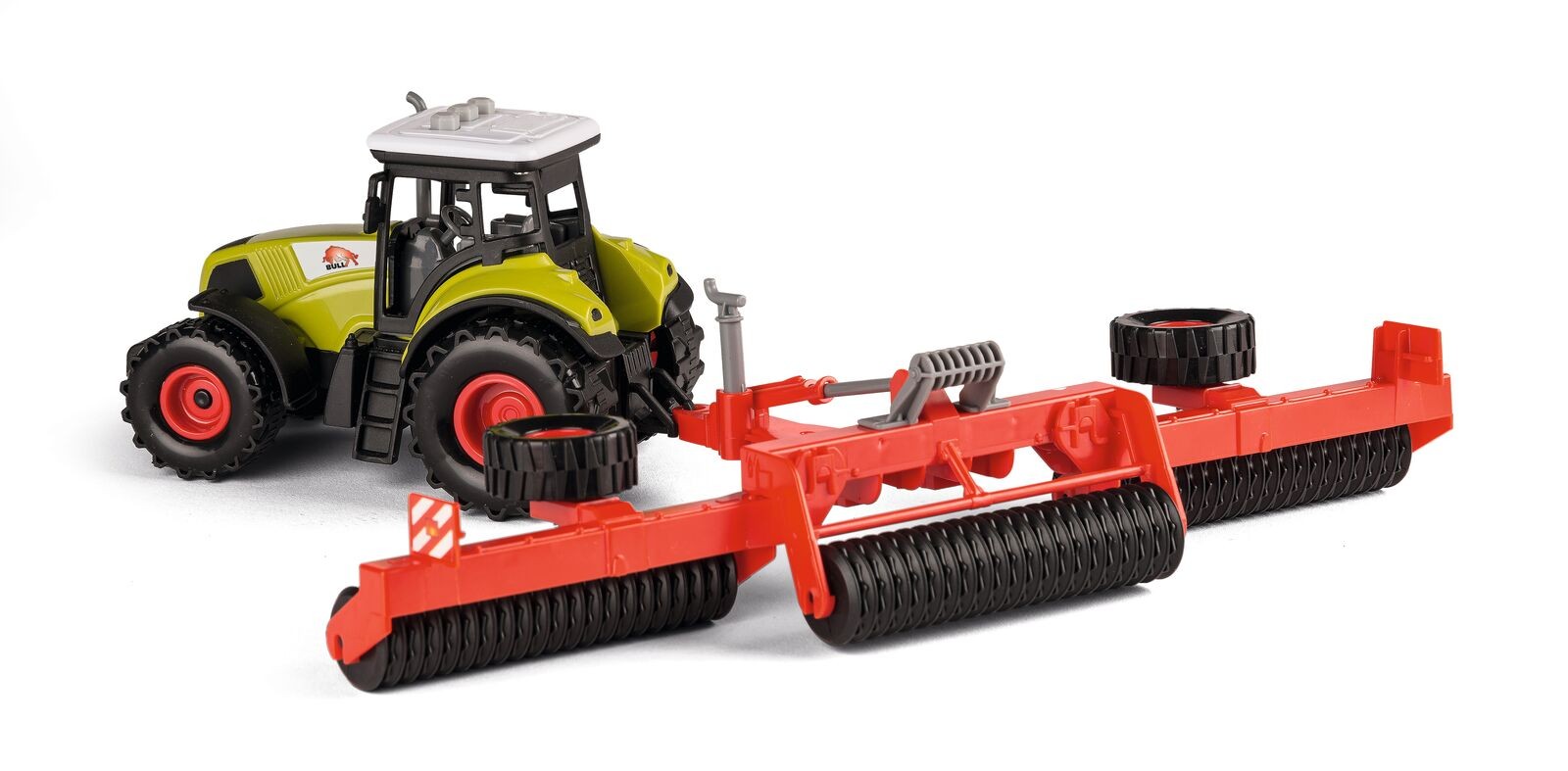 Bull - Tractor with large trailer 1:32, assorted (41856)