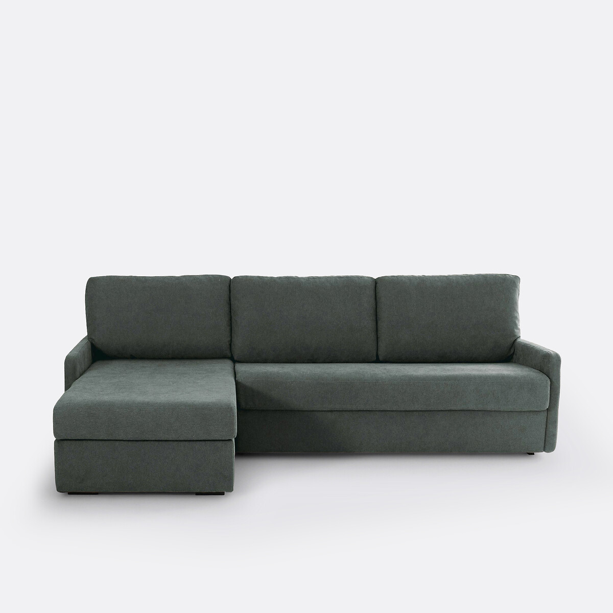 LA REDOUTE INTERIEURS<br>Sofá-cama de canto, tecido texturizado, Bultex Marta