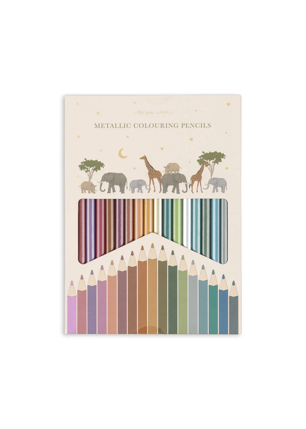 METALLIC COLORING PENCILS - MULTI - OS